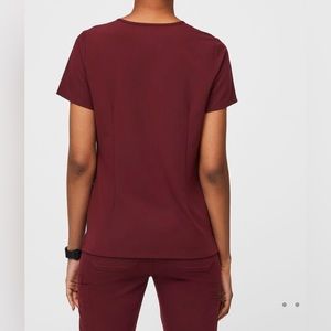 Figs Burgundy Scrubs